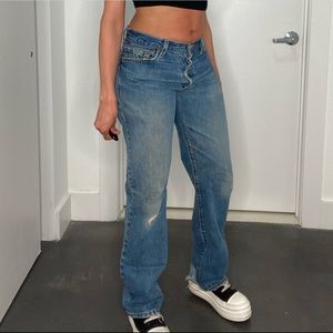 Redone Levi boot cut jeans